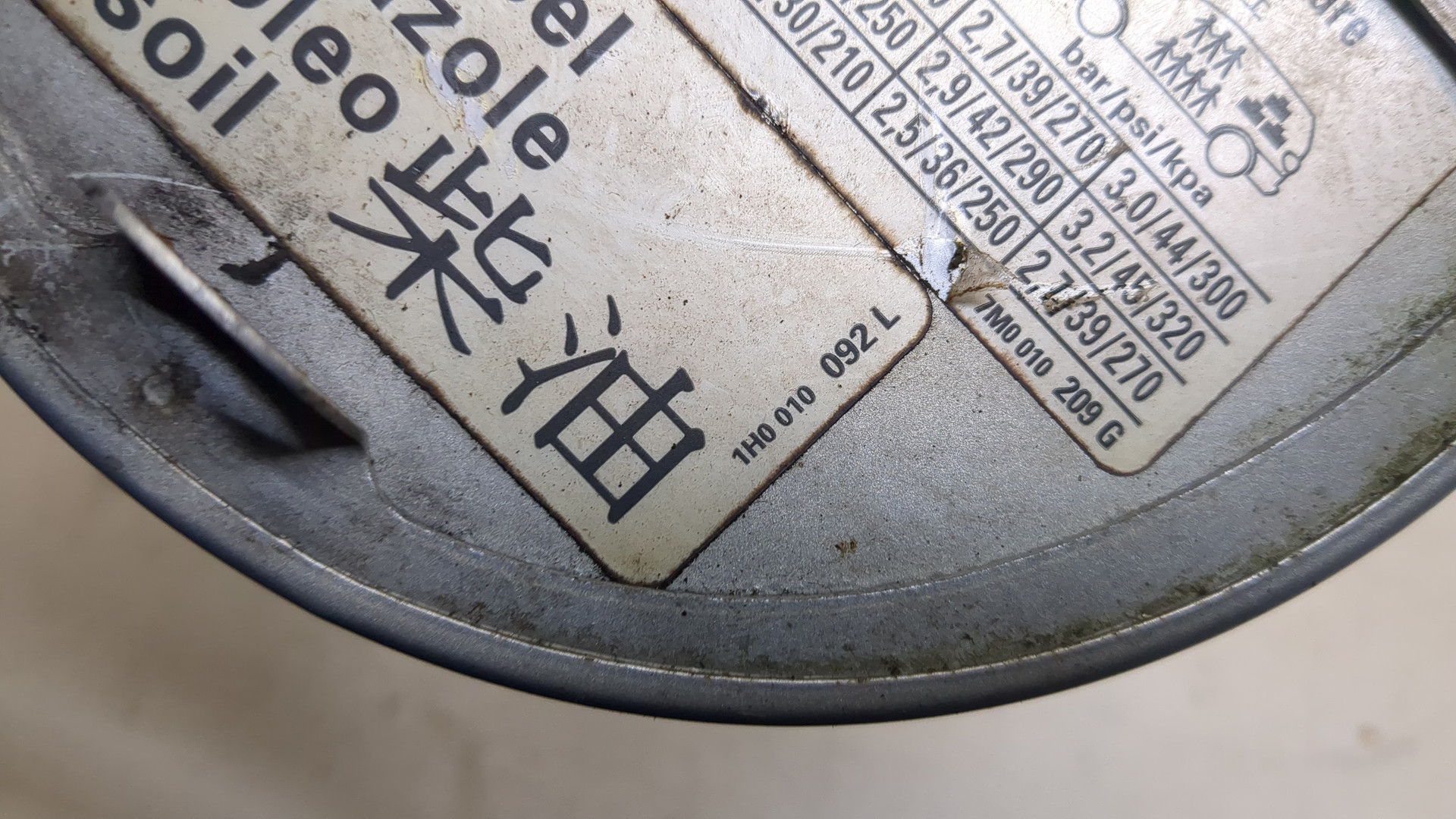 Крышка бензобака