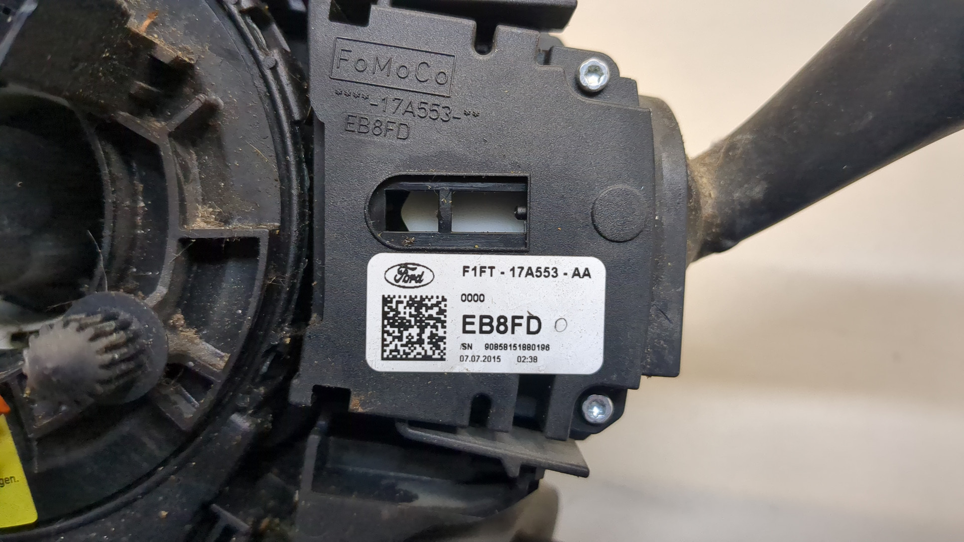 Переключатель подрулевой