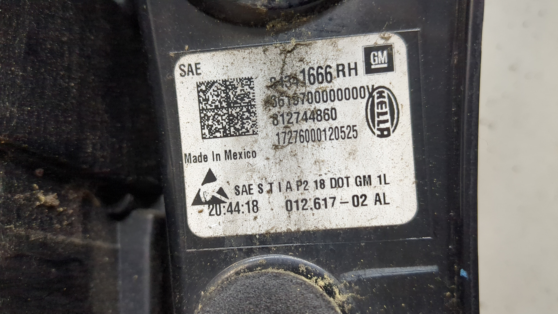 Фонарь задний правый