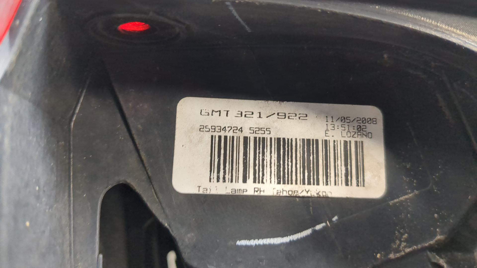Фонарь задний правый