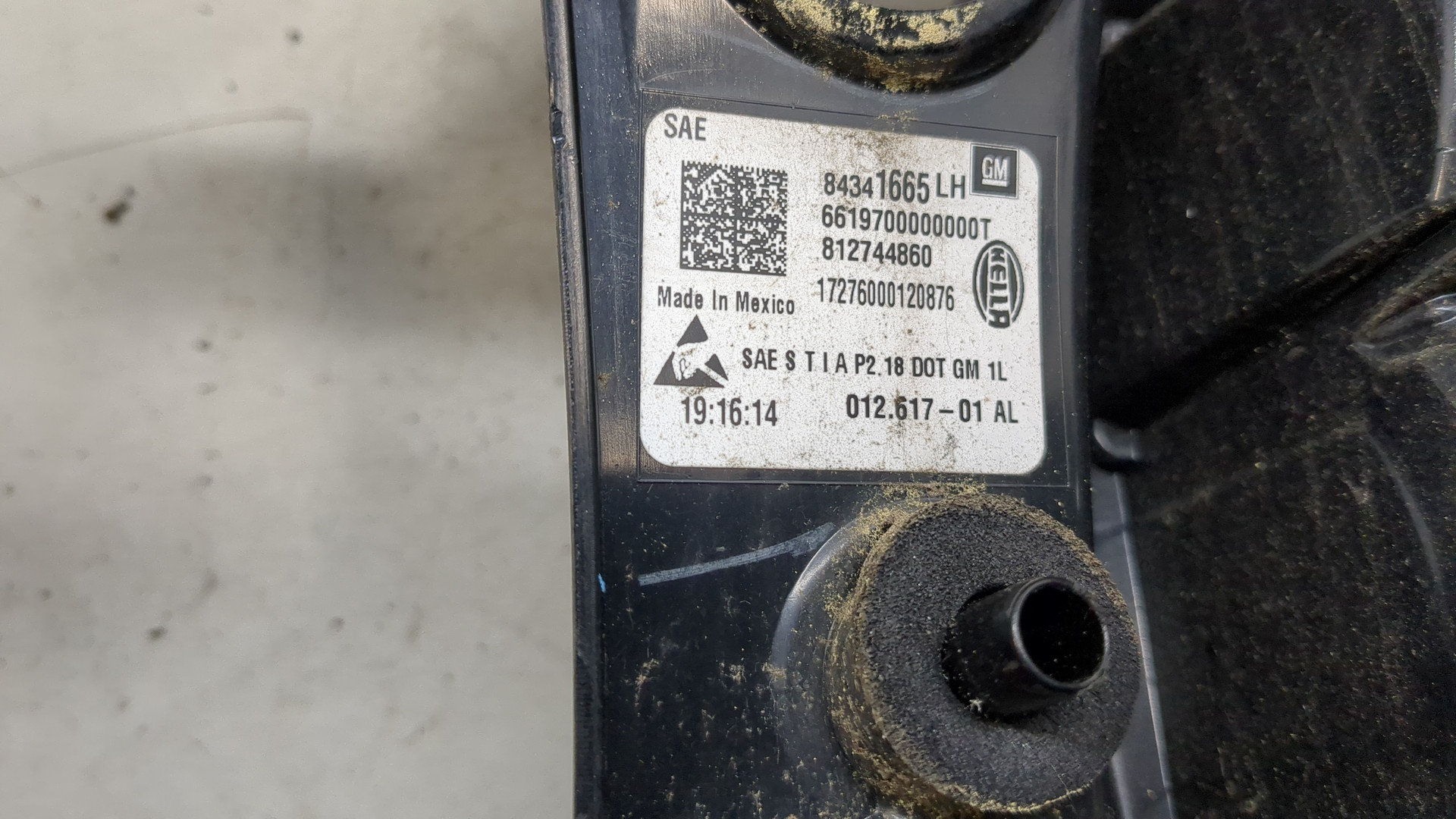 Фонарь задний левый