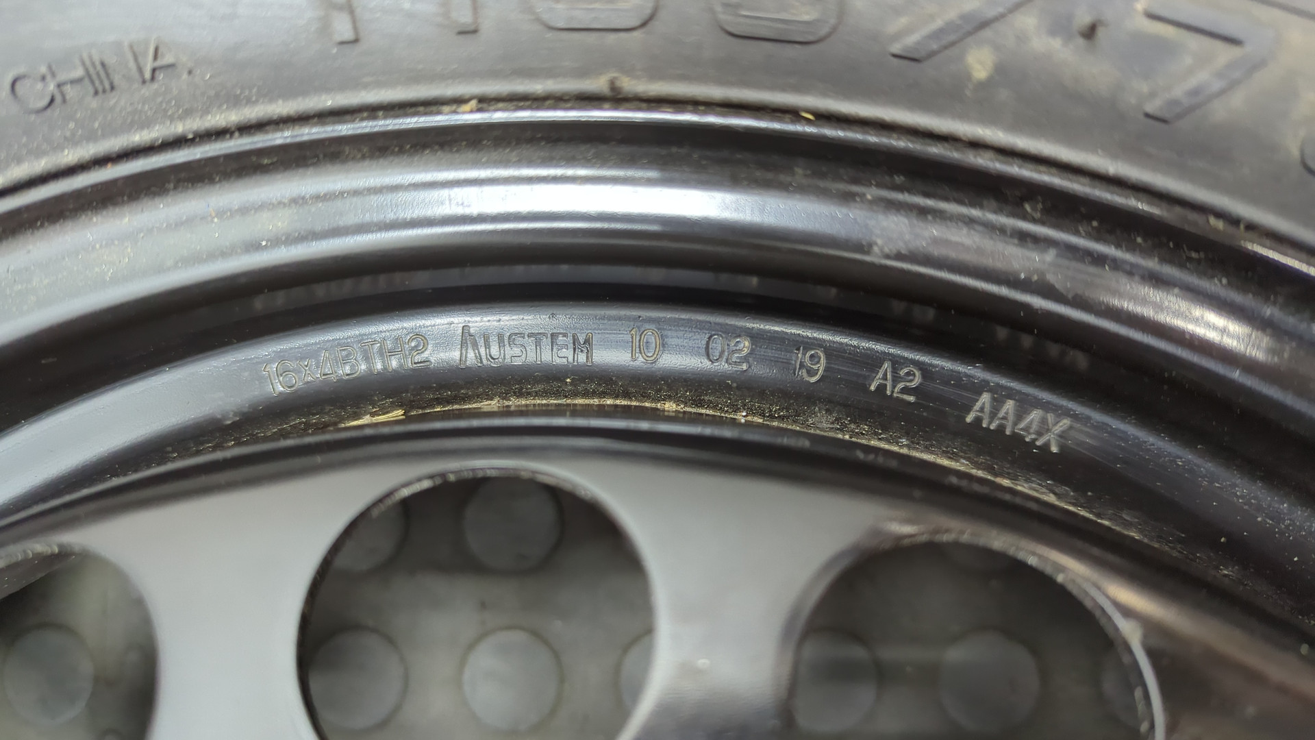 Диск запасного колеса/докатка