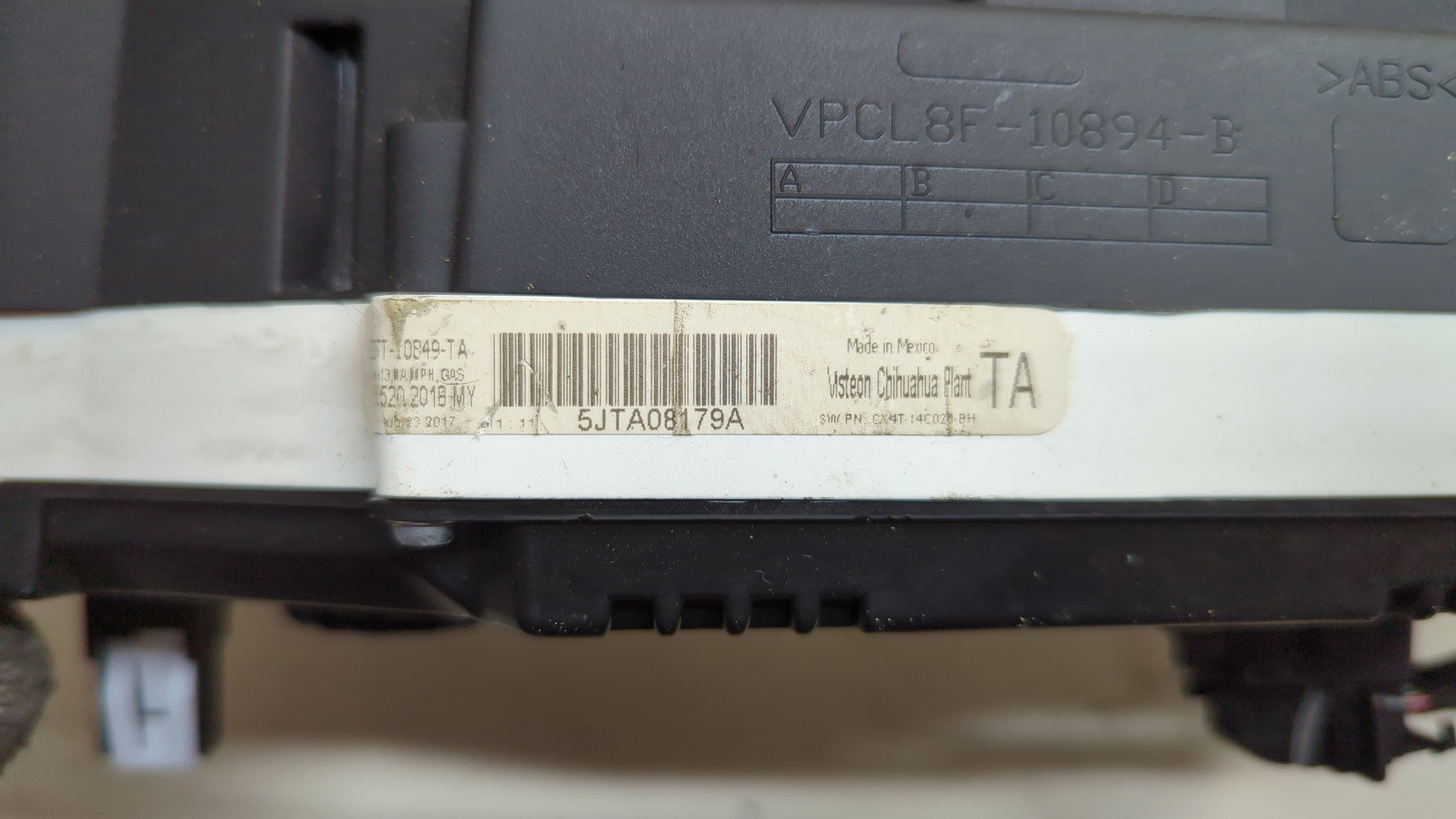 Панель приборов