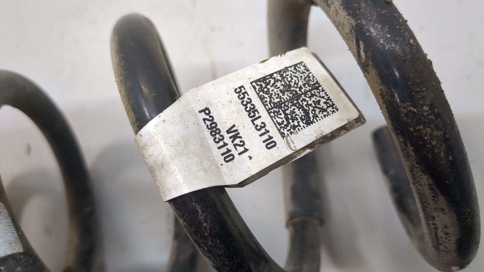 Пружина задняя