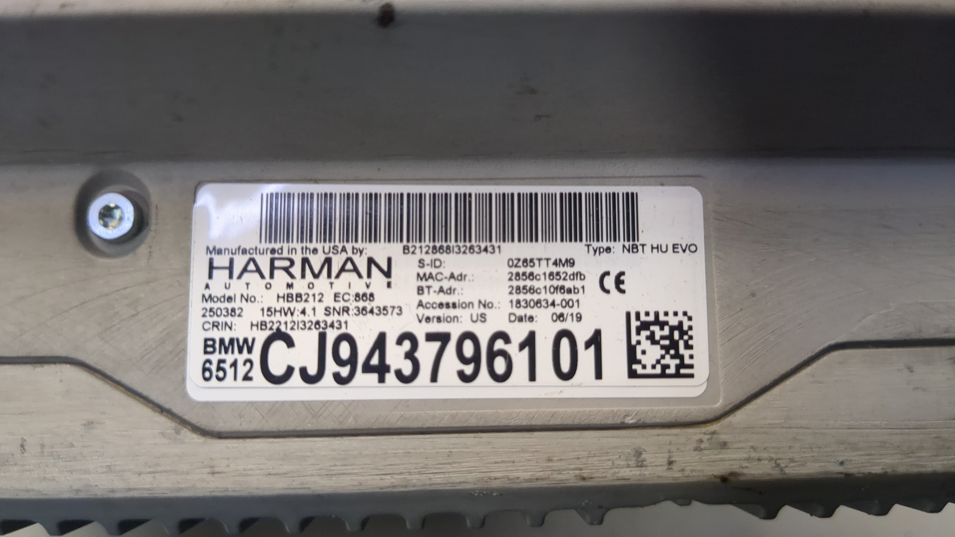 Магнитола для X3 G01 2017-2024