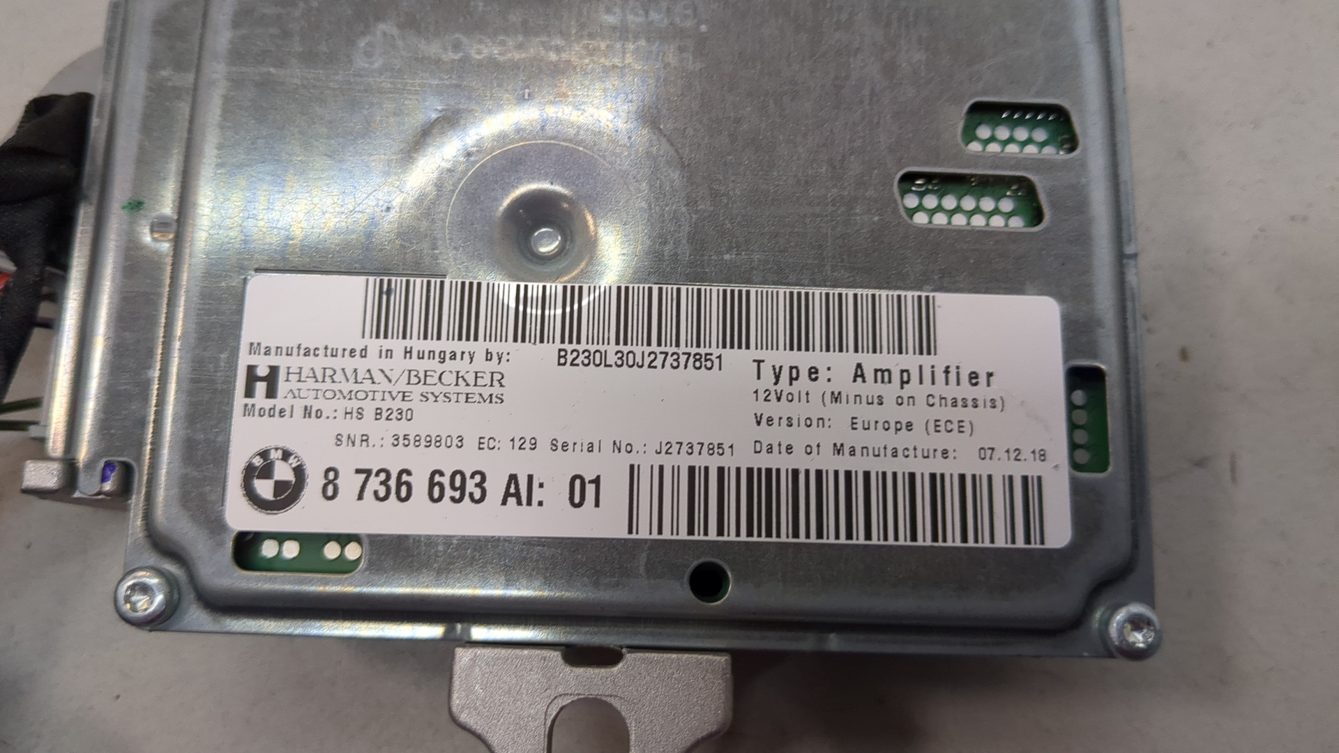 Усилитель акустической системы