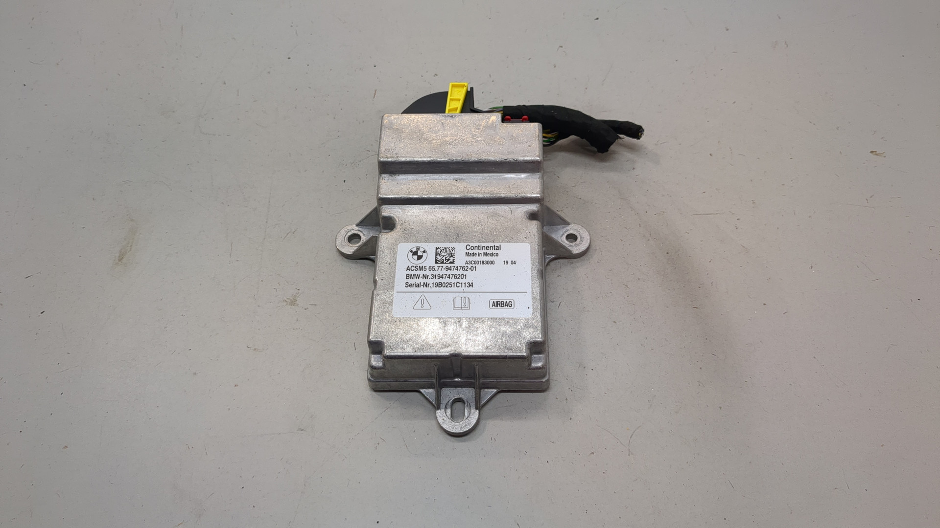 Блок управления подушек безопасности (AIR BAG)