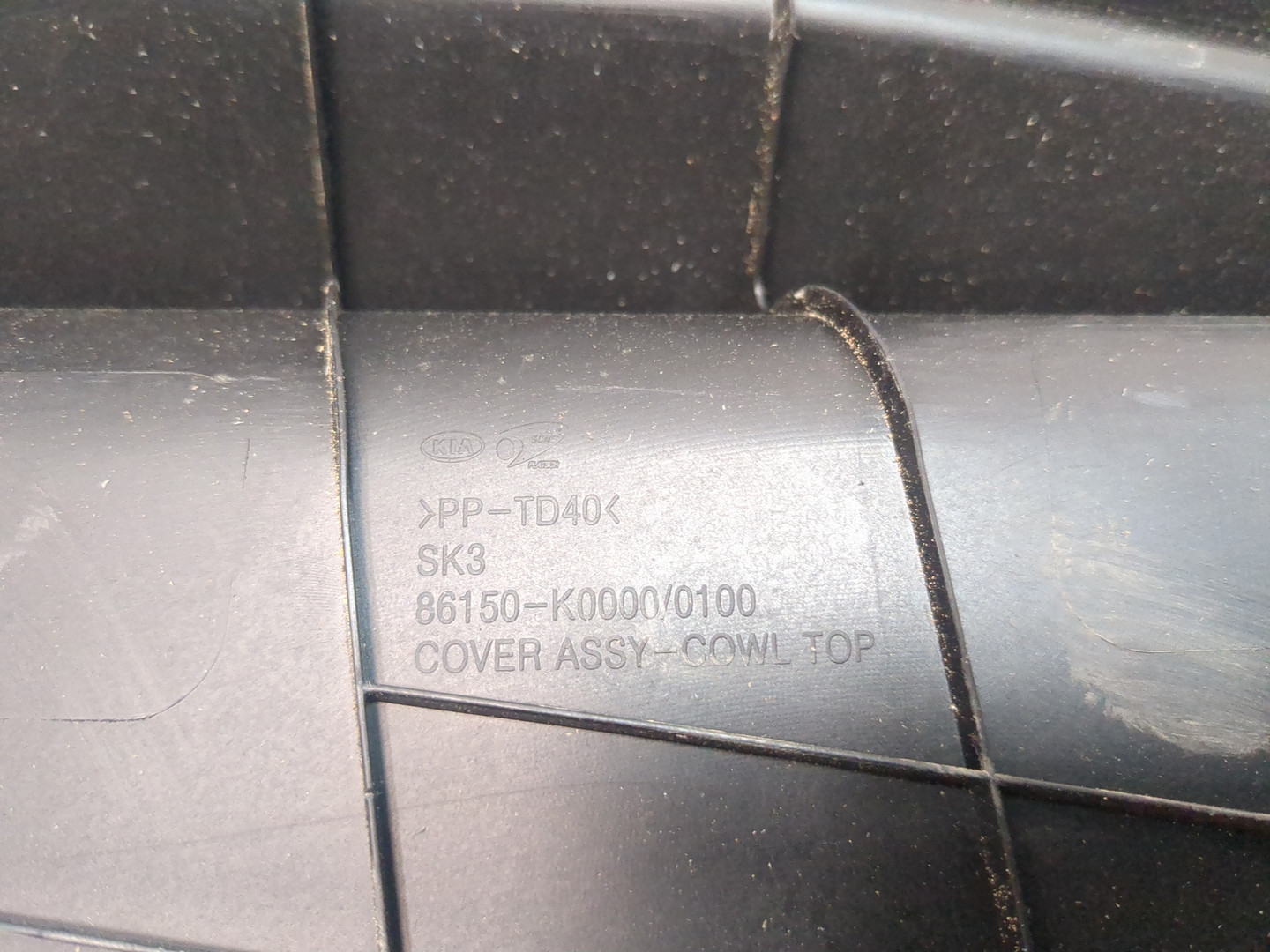 Решетка стеклоочистителей (Жабо)