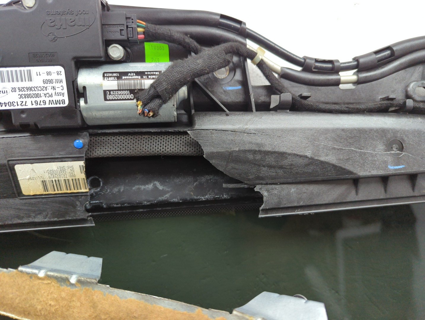 Люк в сборе электрический