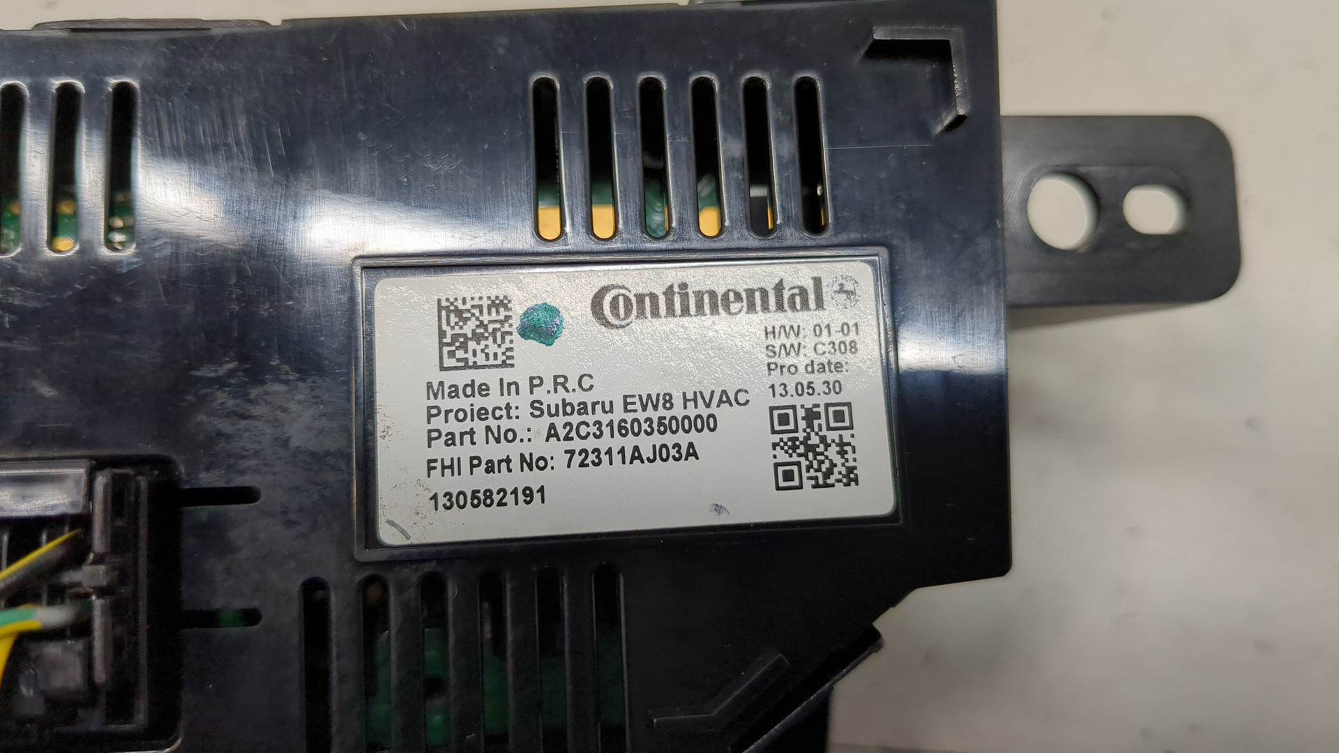 Переключатель отопителя