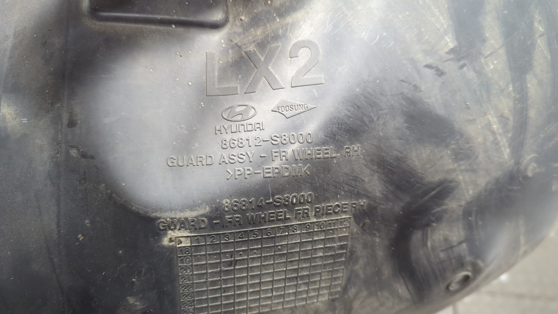 Локер передний правый