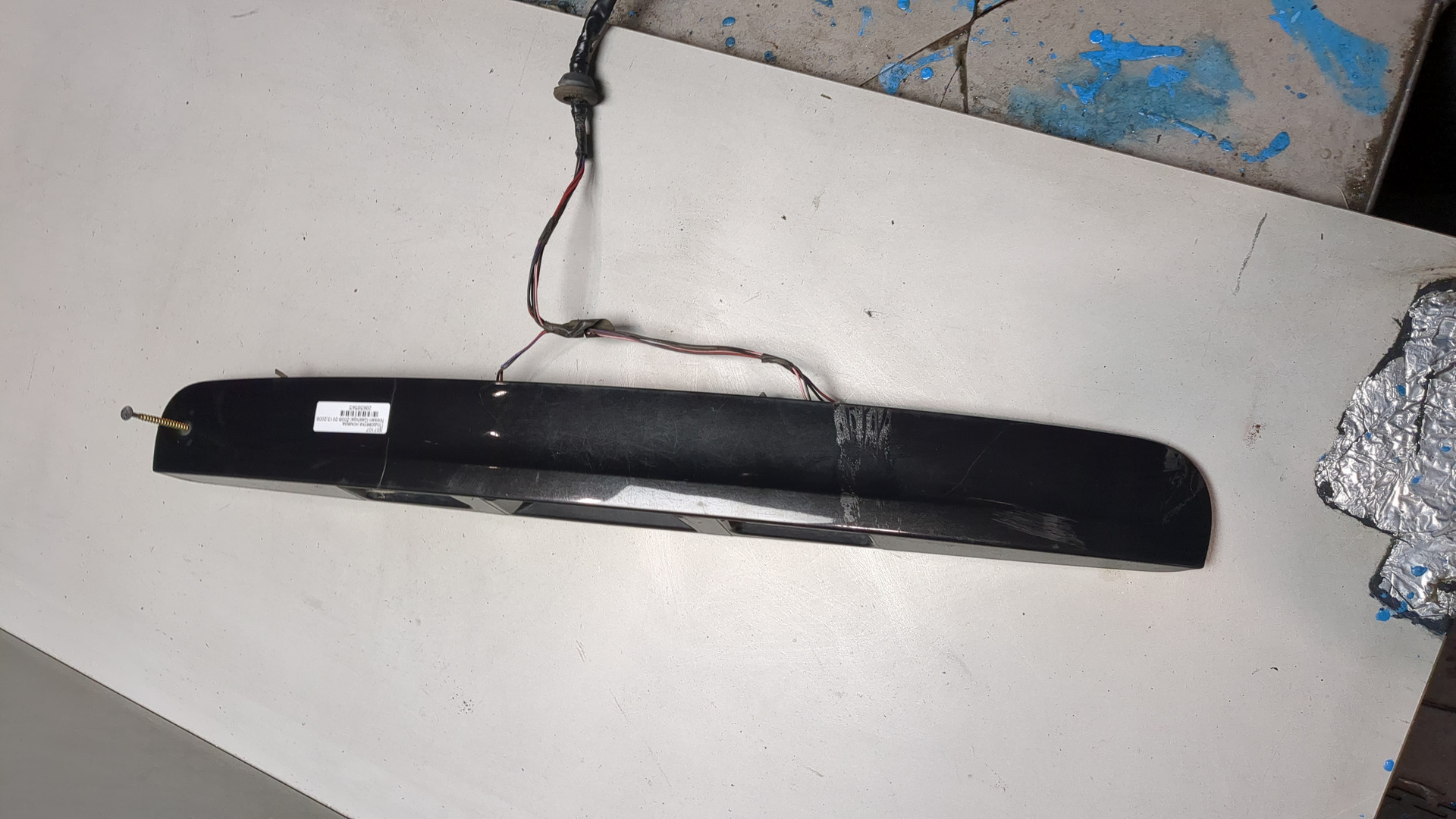 Фонарь подсветки номера