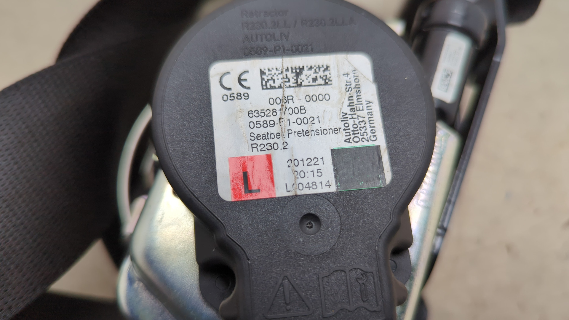 Ремень безопасности