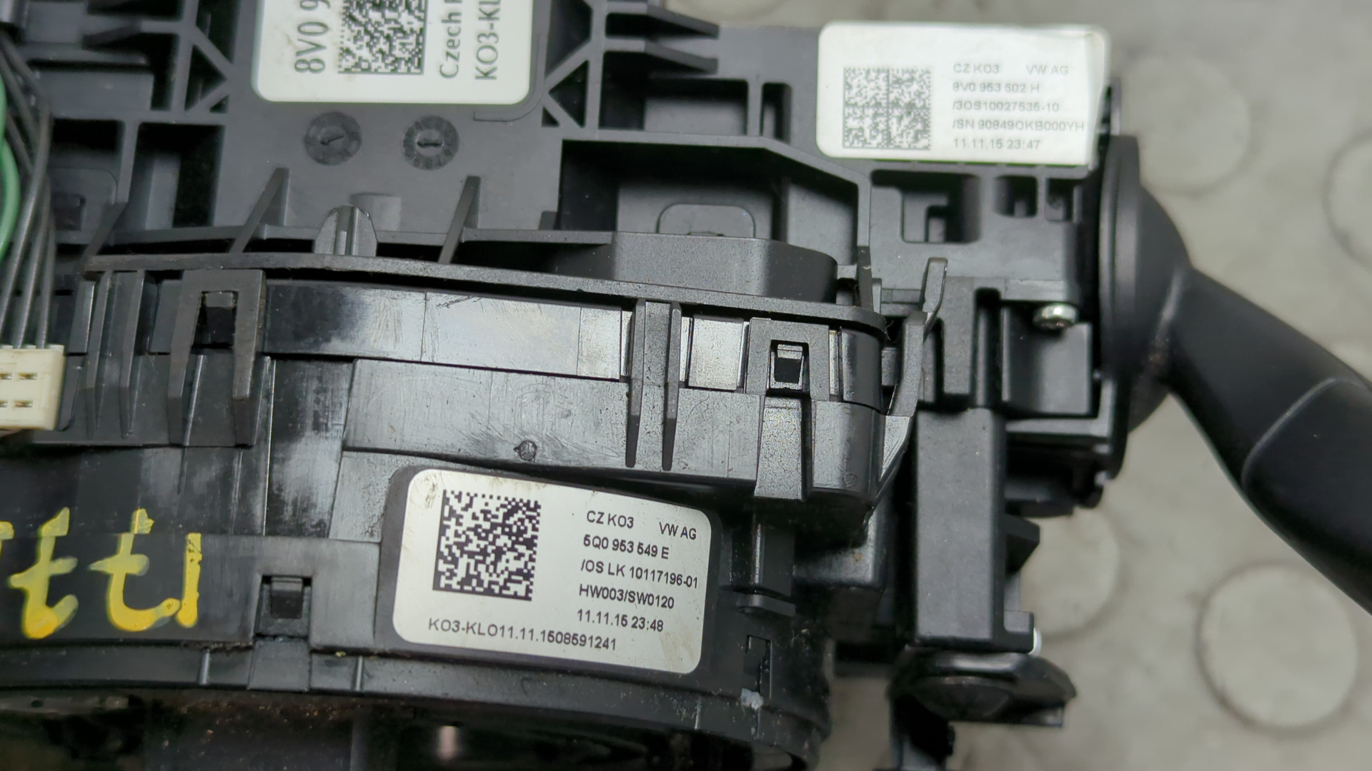 Переключатель подрулевой