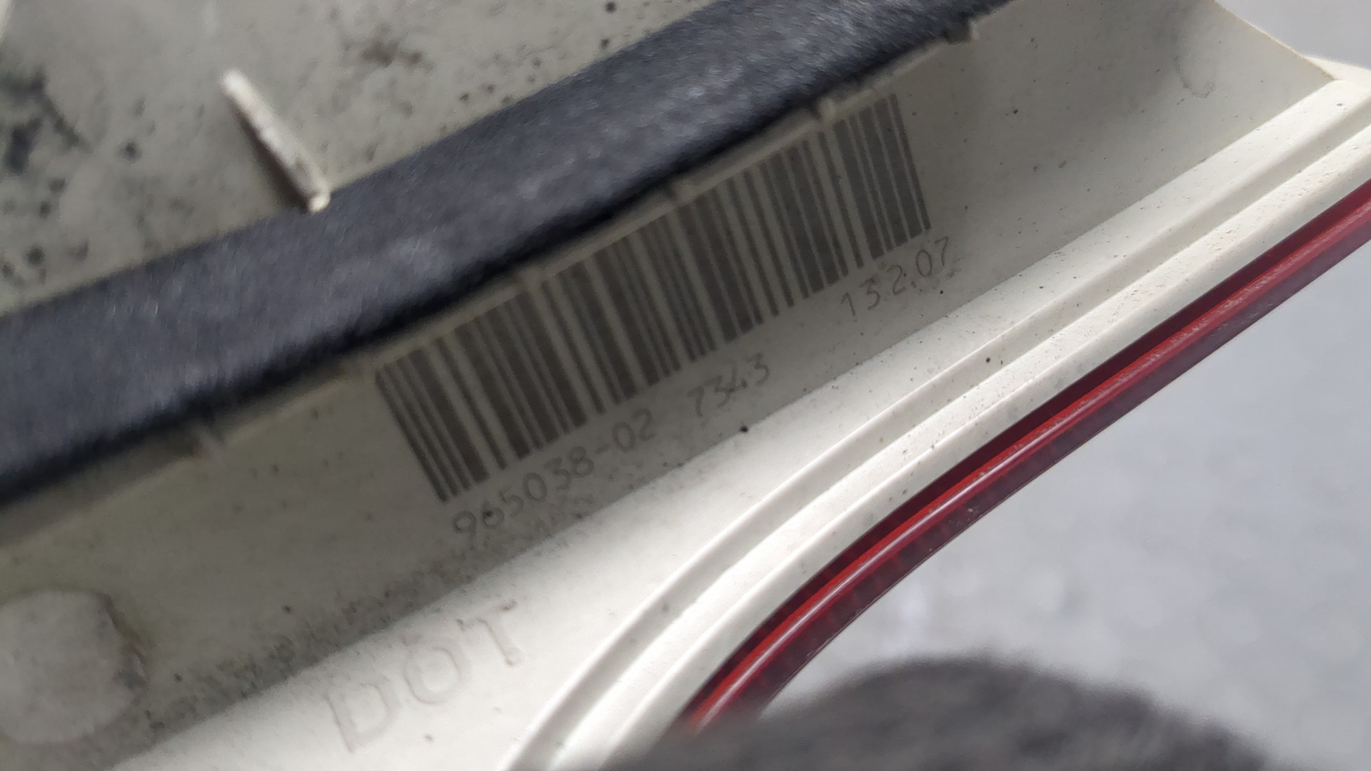 Фонарь задний внутренний правый