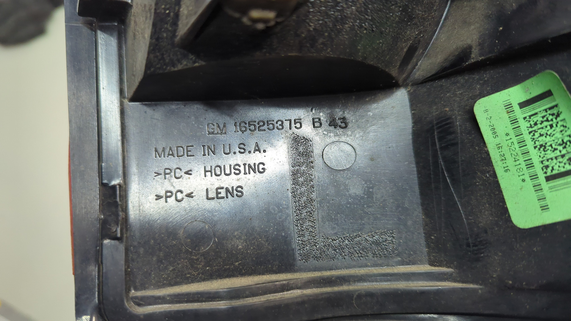 Фонарь задний левый