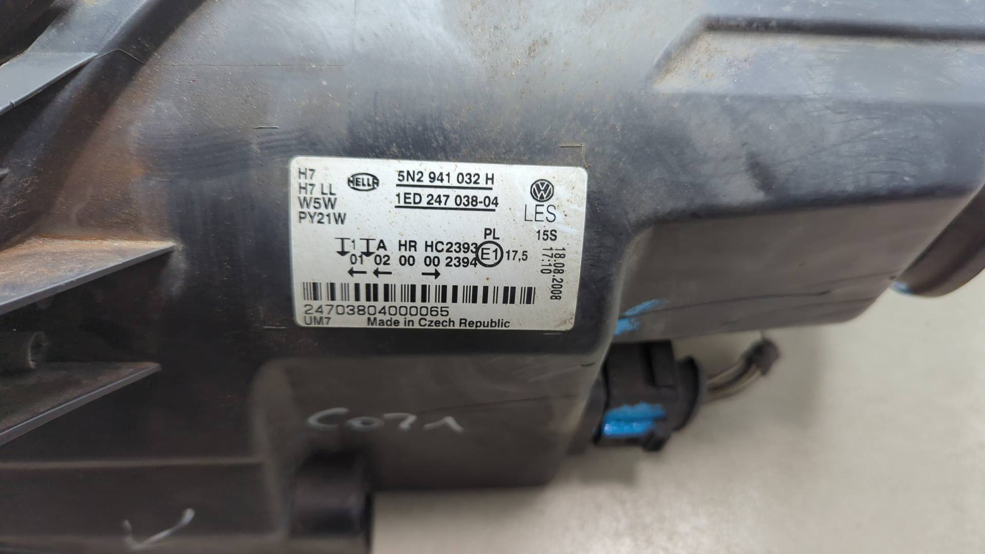 Фара правая