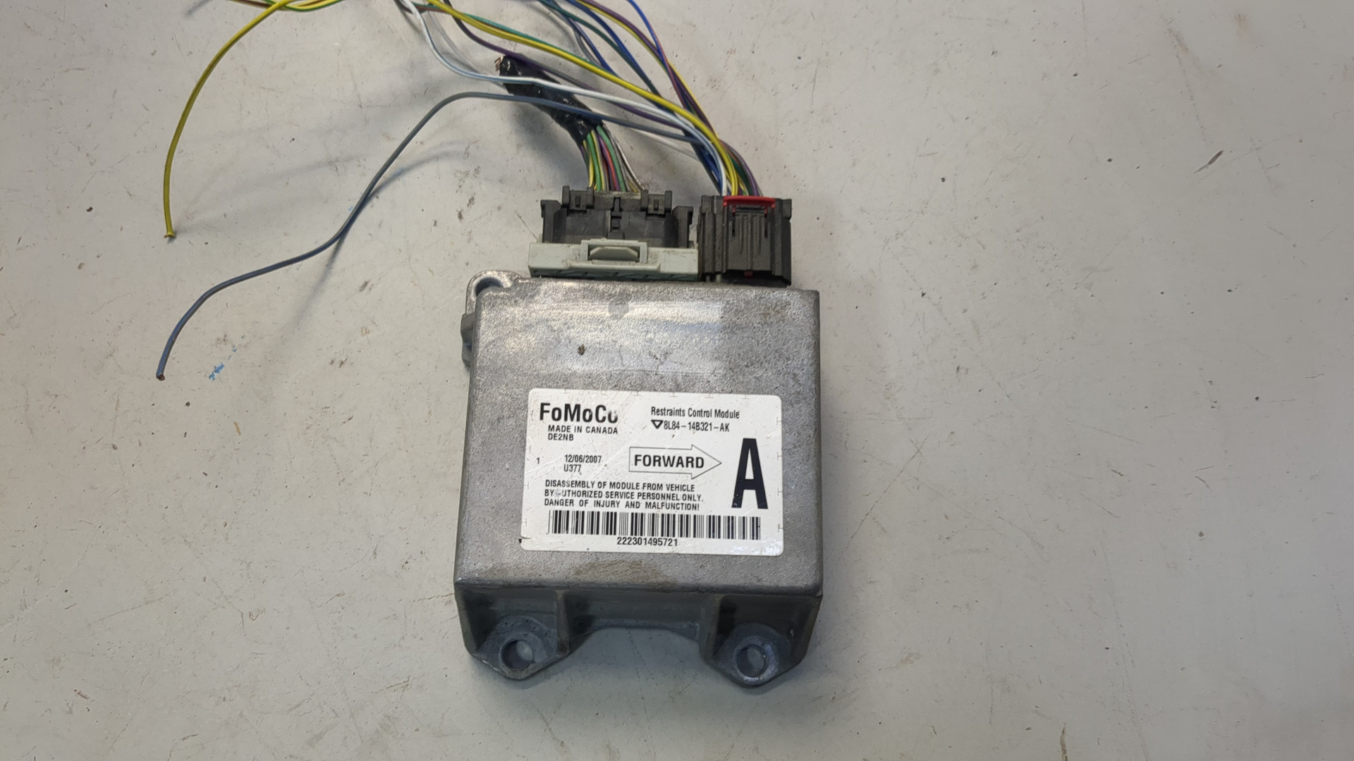 Блок управления подушек безопасности (AIR BAG)