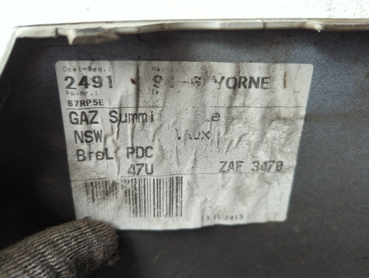 Бампер передний