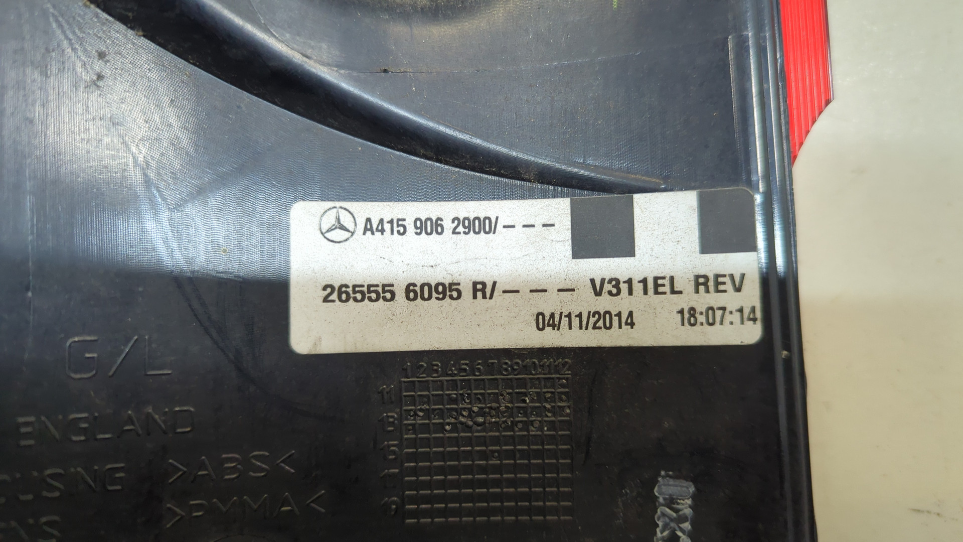 Фонарь задний левый