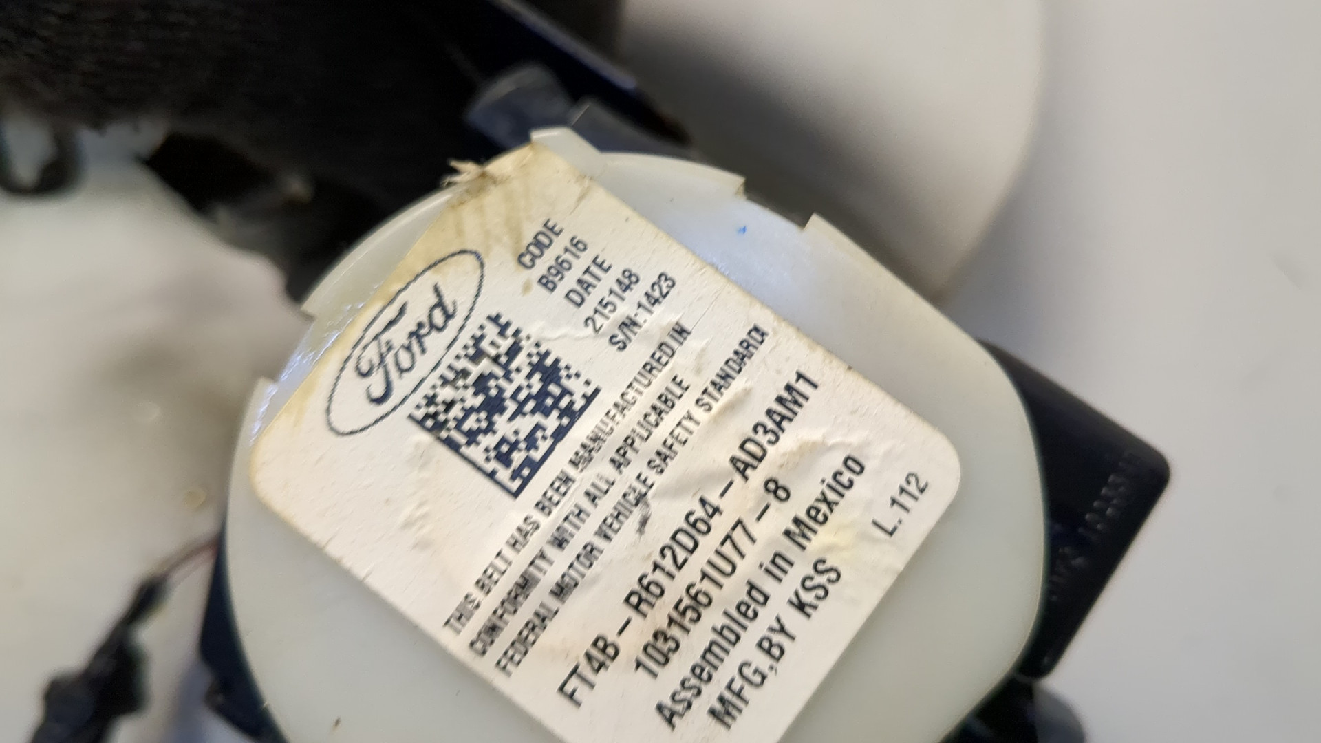 Ремень безопасности