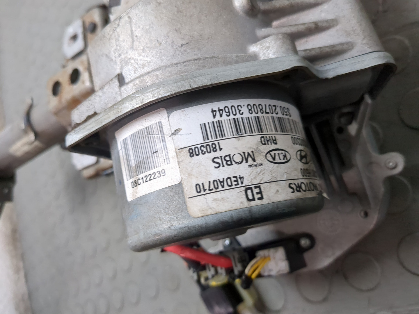 Серводвигатель рулевой рейки