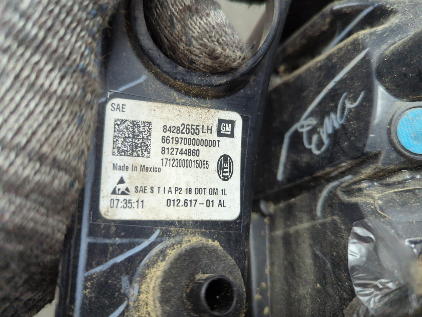 Фонарь задний левый