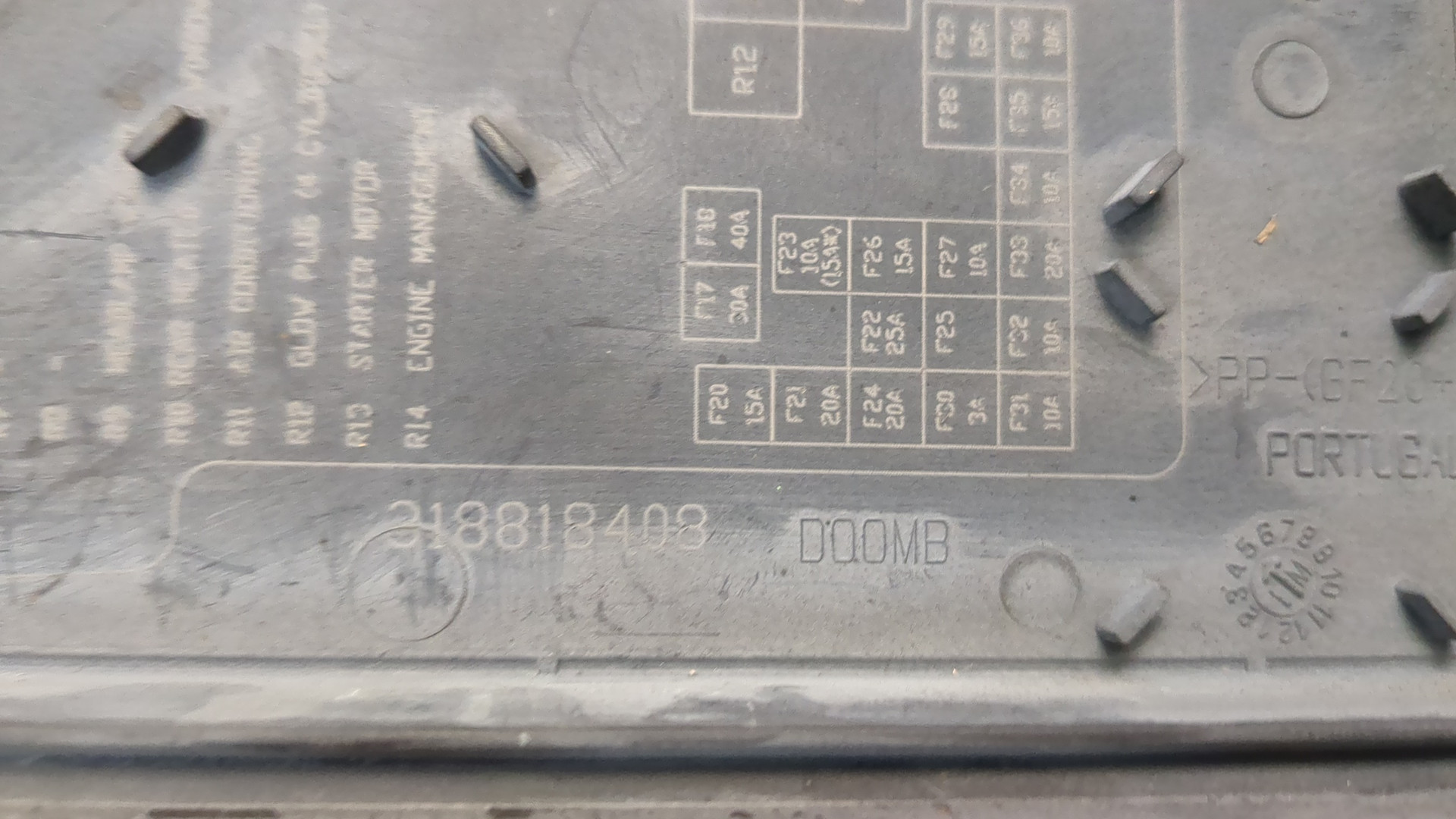 Блок предохранителей