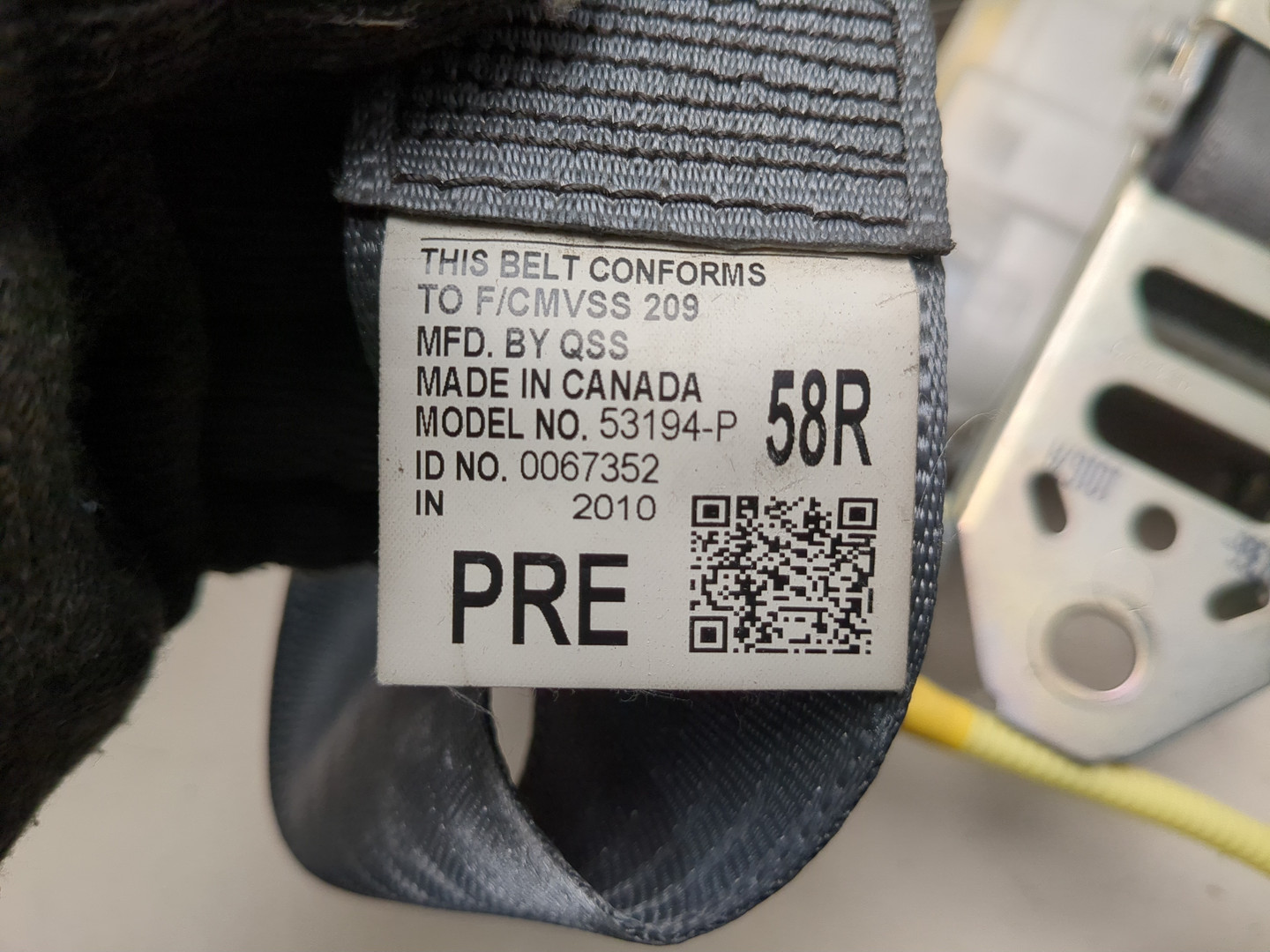 Ремень безопасности