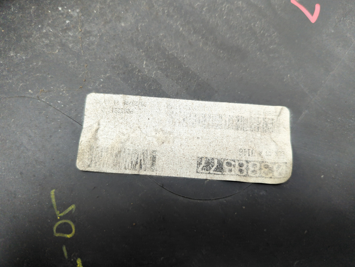 Молдинг заднего крыла правого