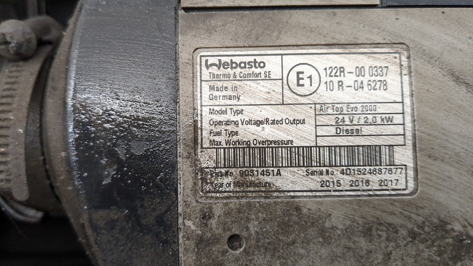 Отопитель автономный / предпусковой обогреватель