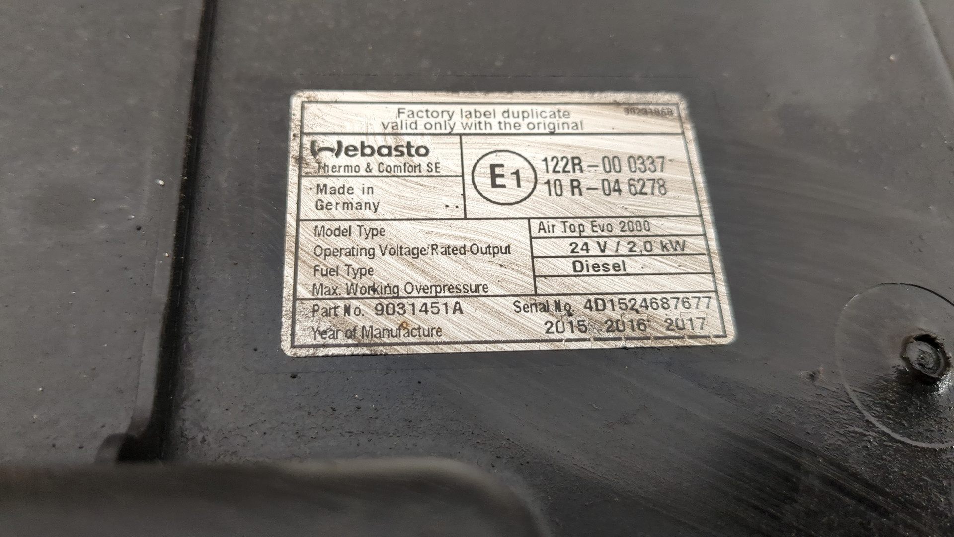 Отопитель автономный / предпусковой обогреватель