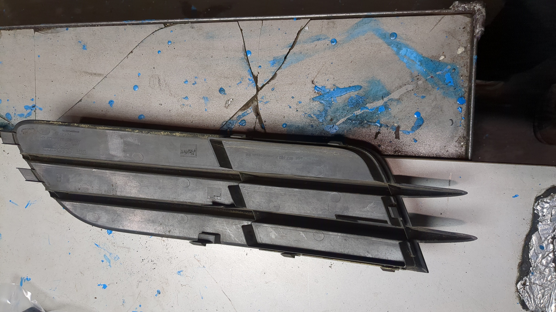 Решетка в бампер правая