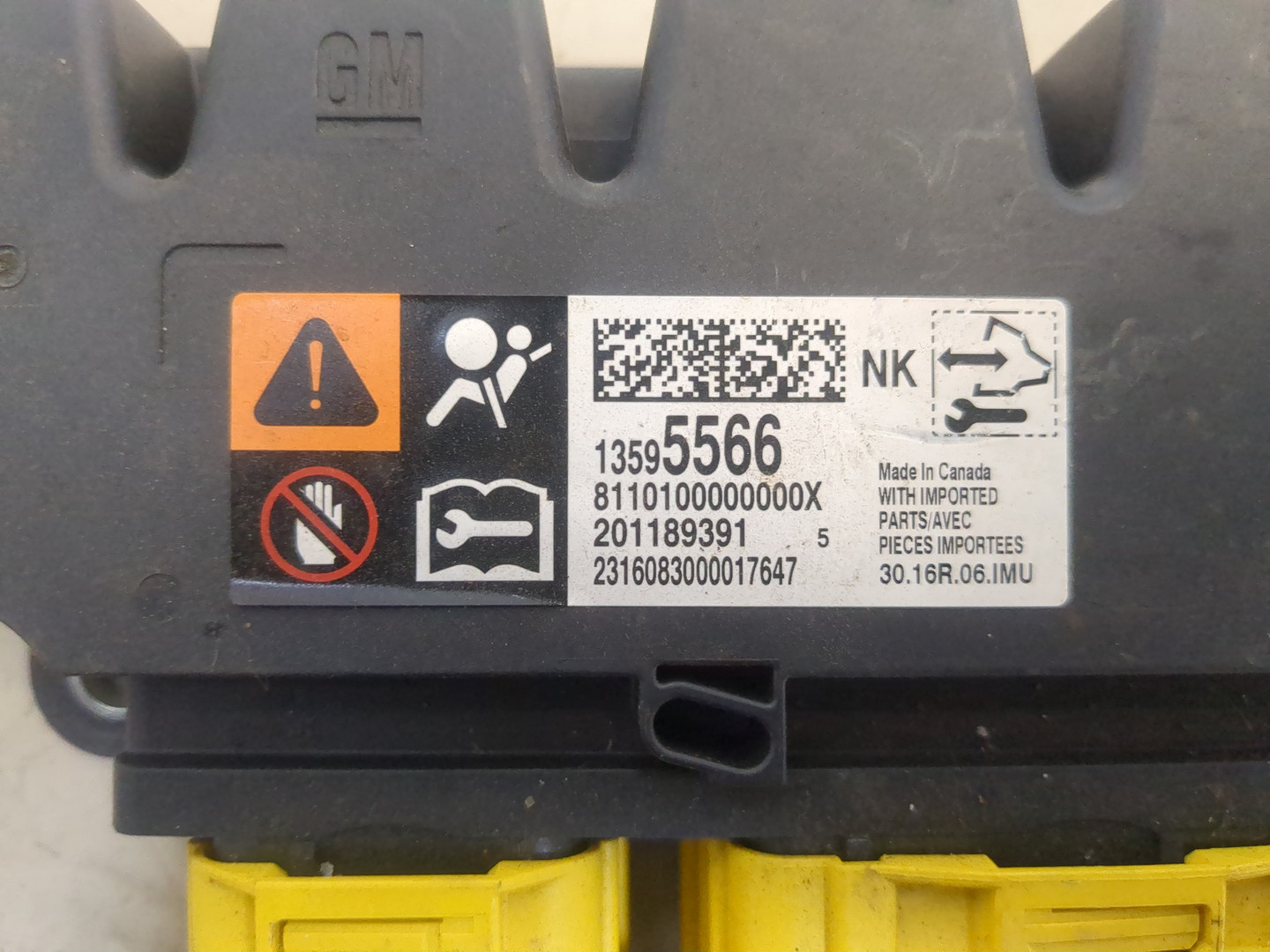 Блок управления подушек безопасности (AIR BAG)