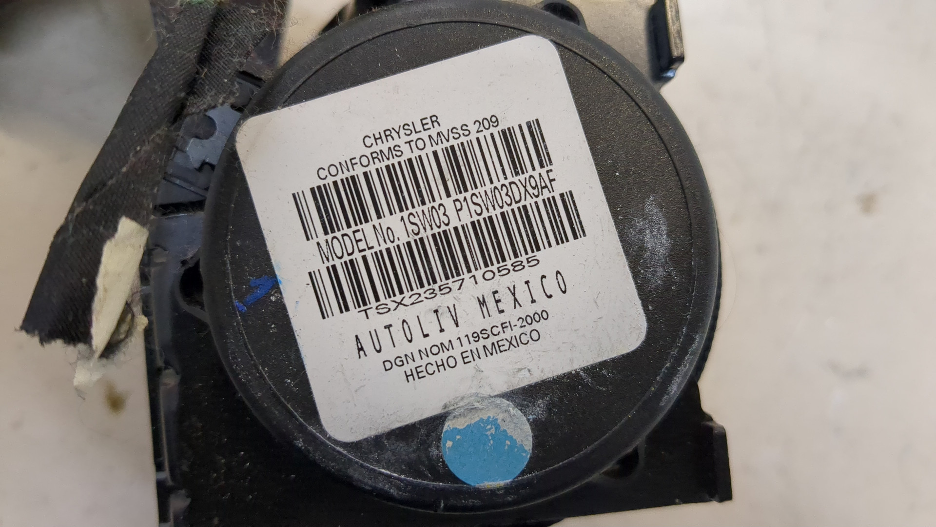 Ремень безопасности