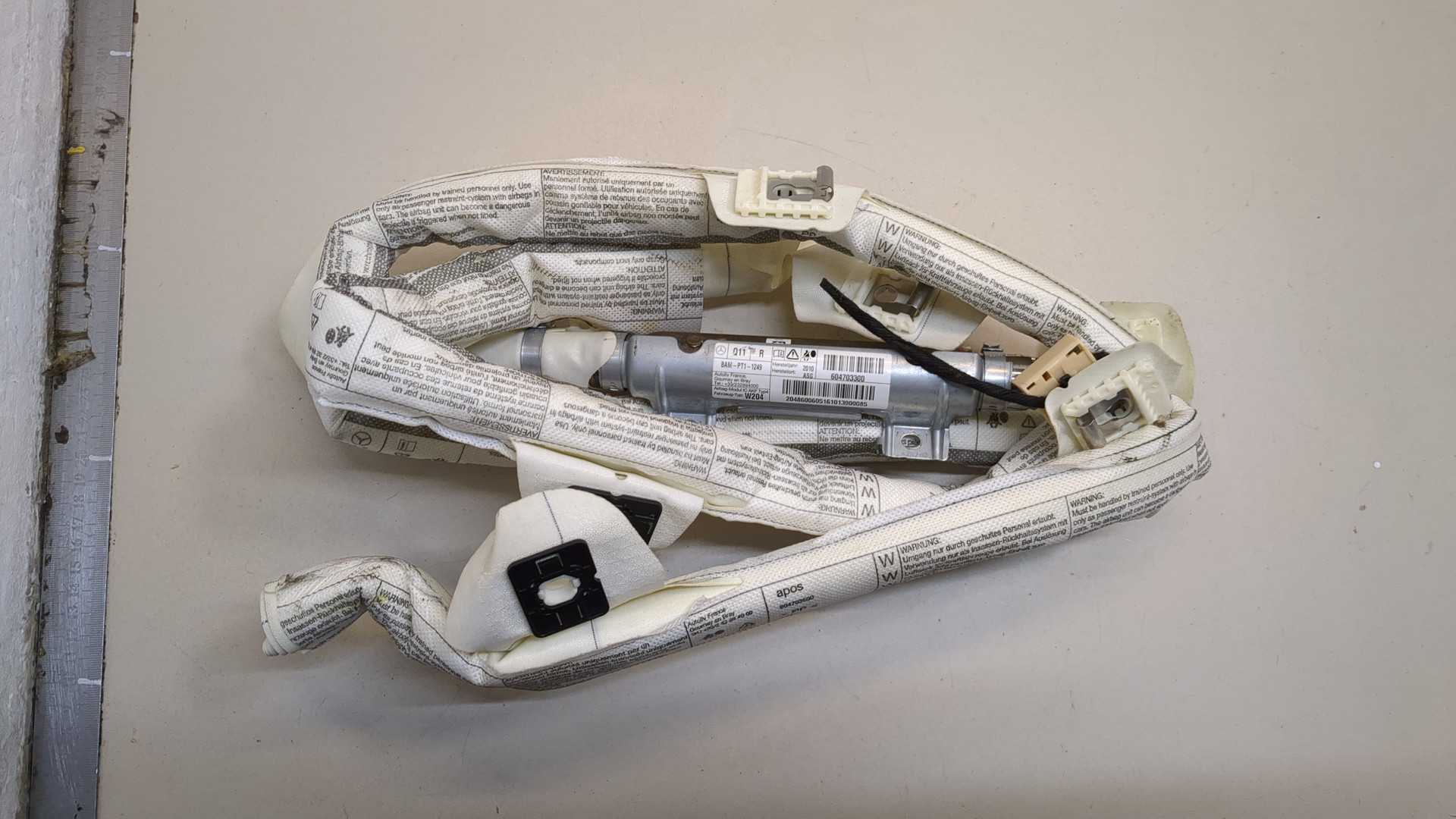 Подушка безопасности боковая (шторка)