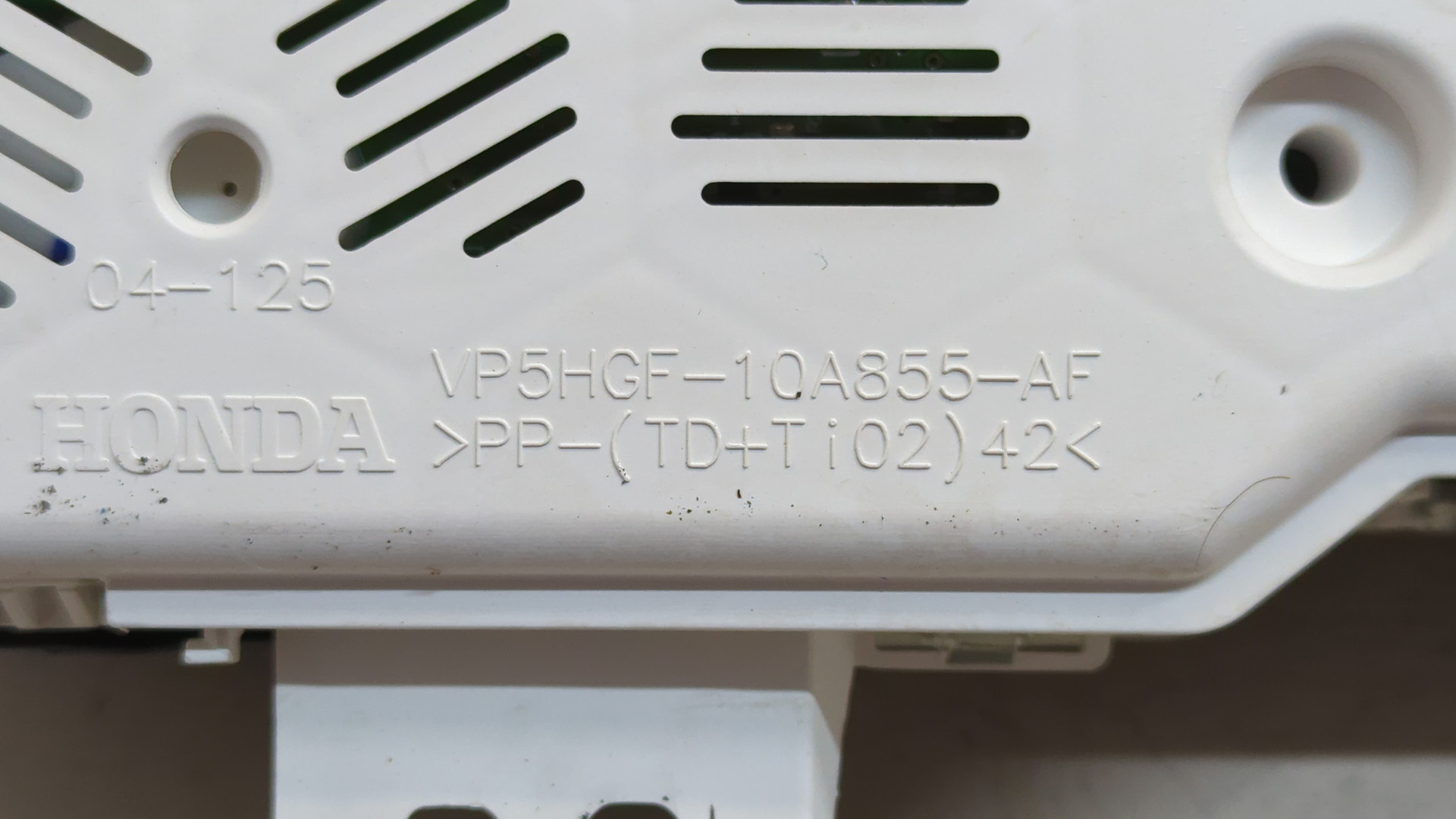 Панель приборов