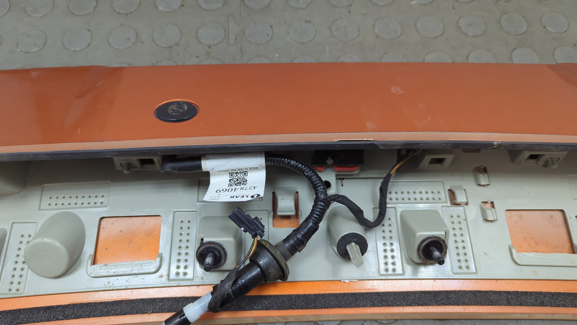 Спойлер переднего бампера