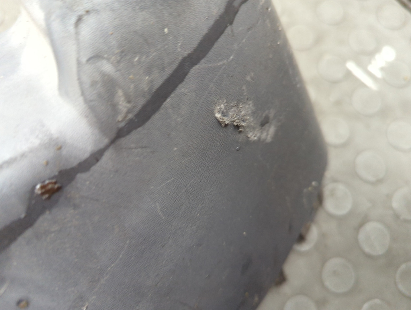 Накладка заднего бампера левая