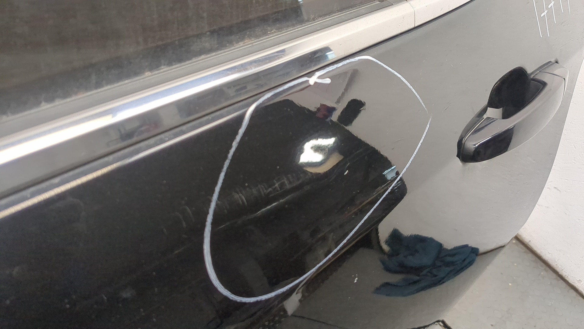 Дверь задняя левая