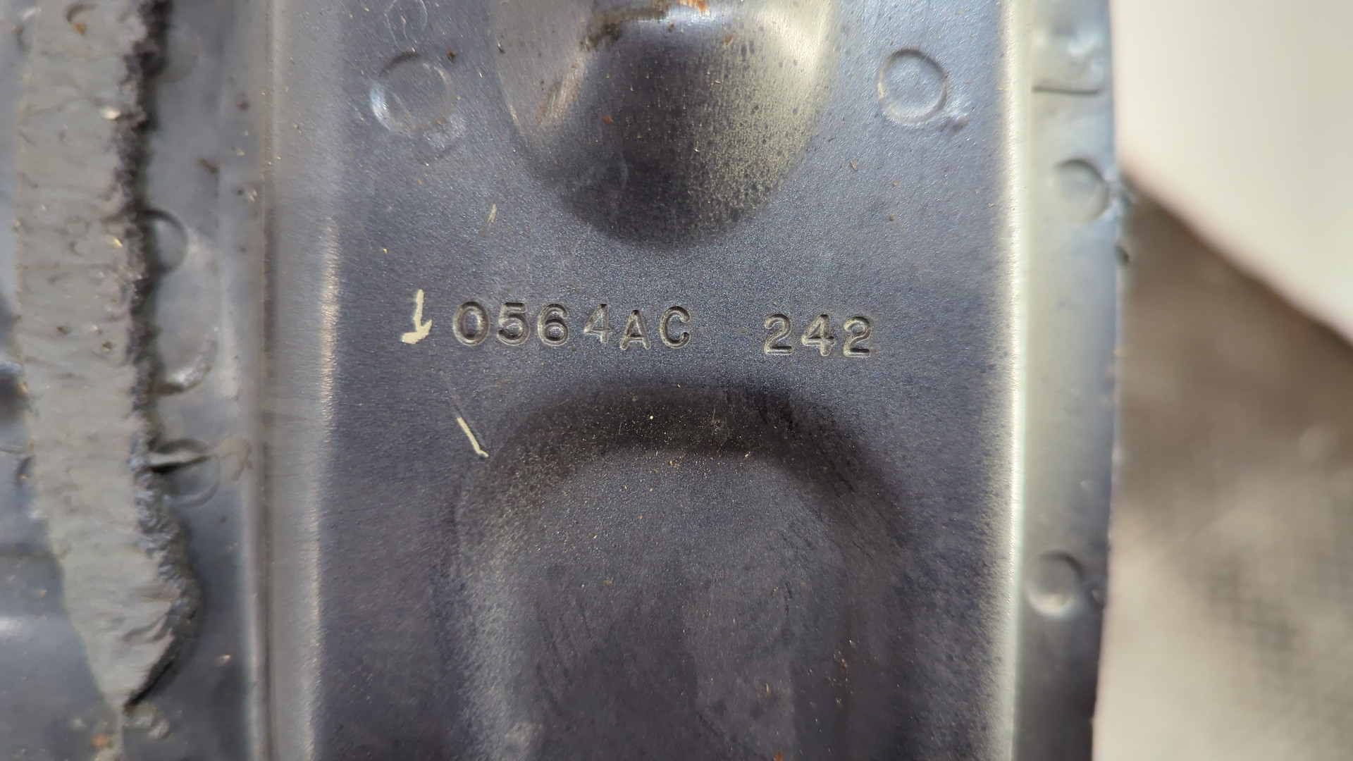 Лонжерон передний левый