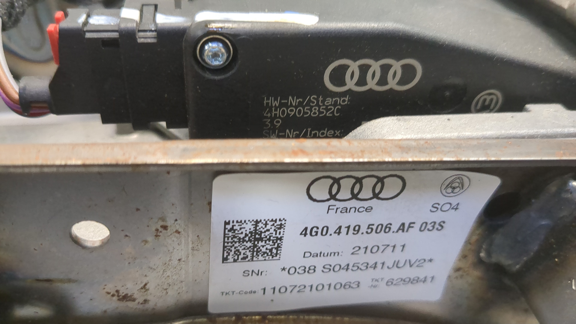 Колонка рулевая