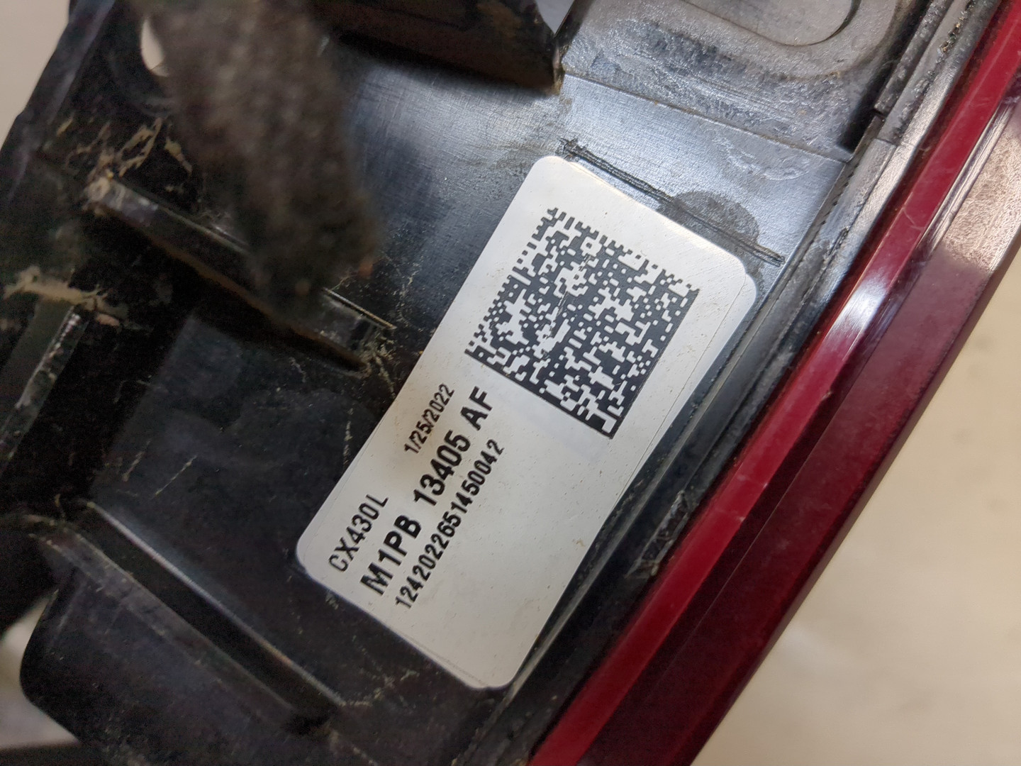 Фонарь задний левый