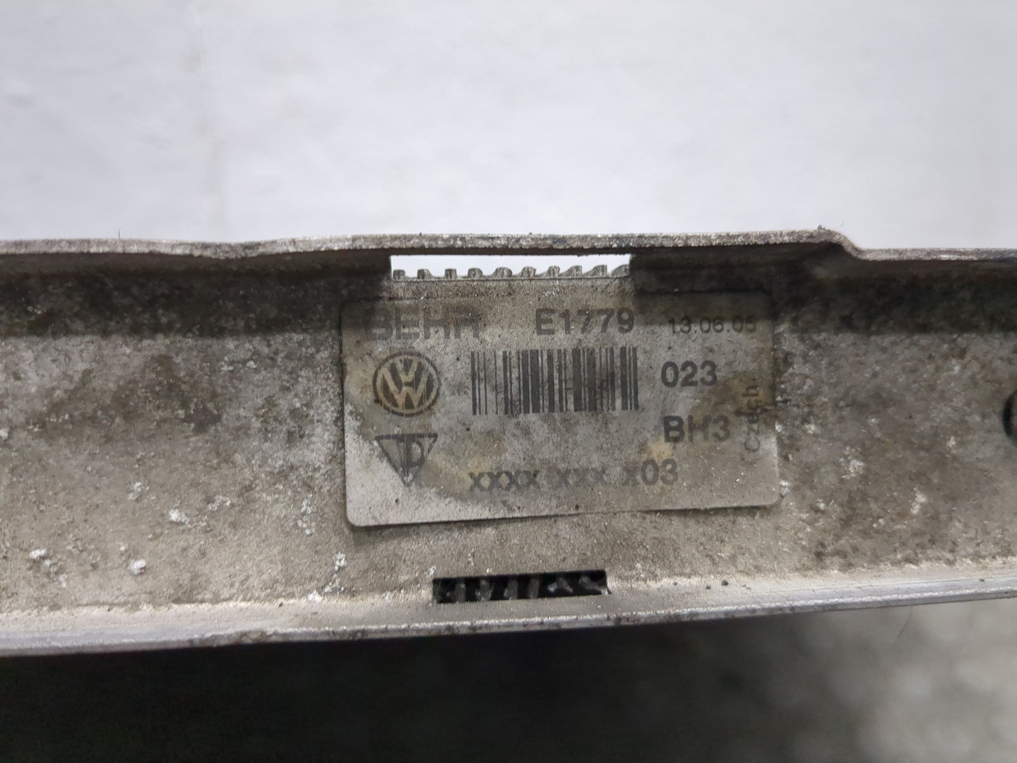 Радиатор охлаждения двигателя основной