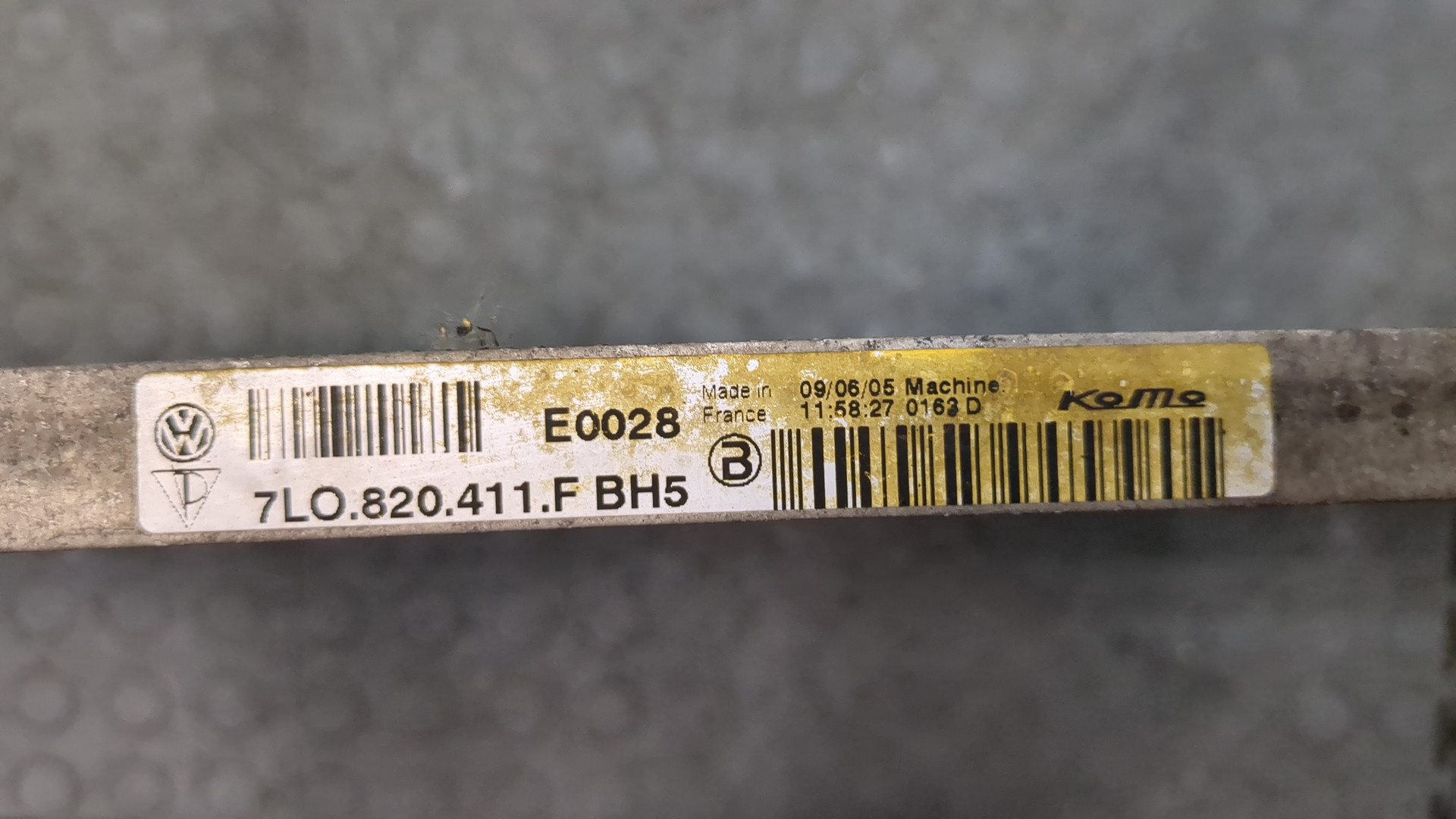 Радиатор кондиционера / конденсер