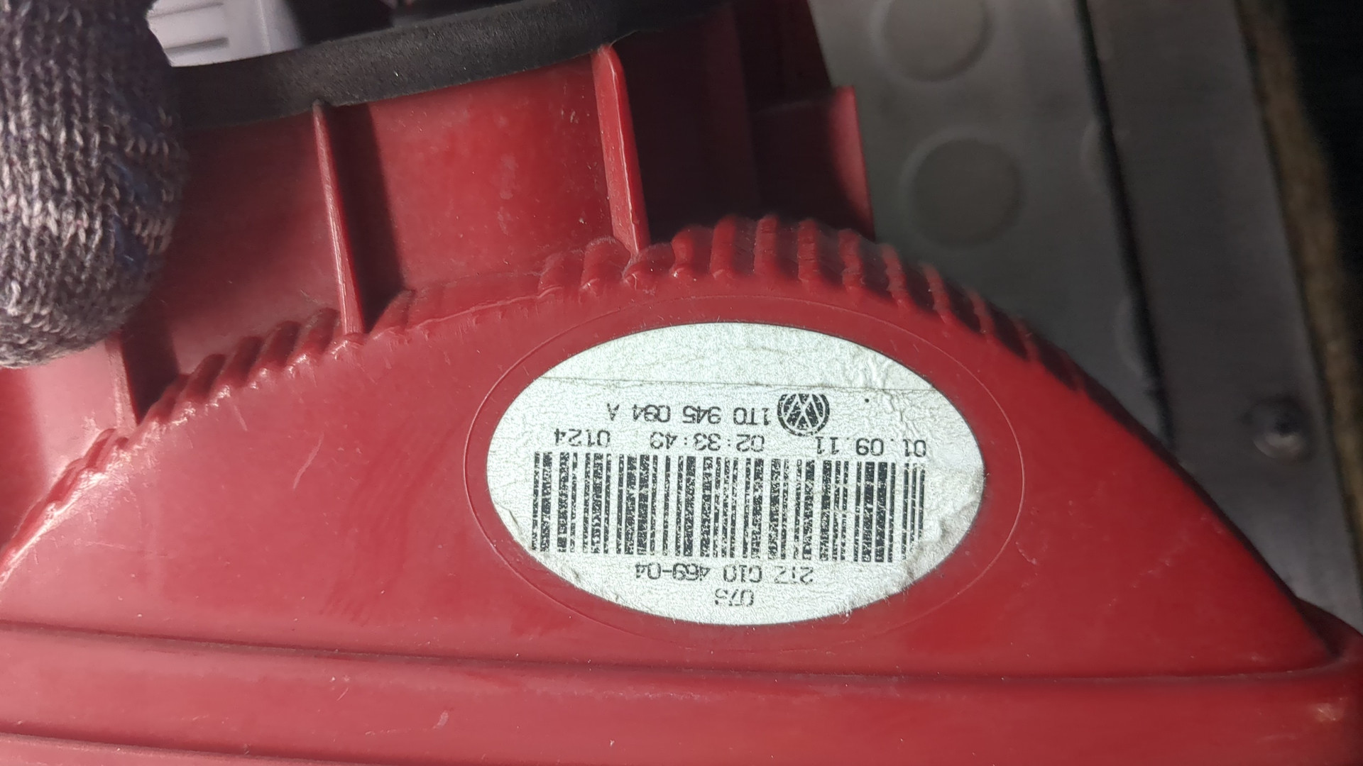 Фонарь задний внутренний правый