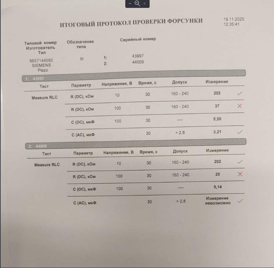 Форсунка дизельная электрическая