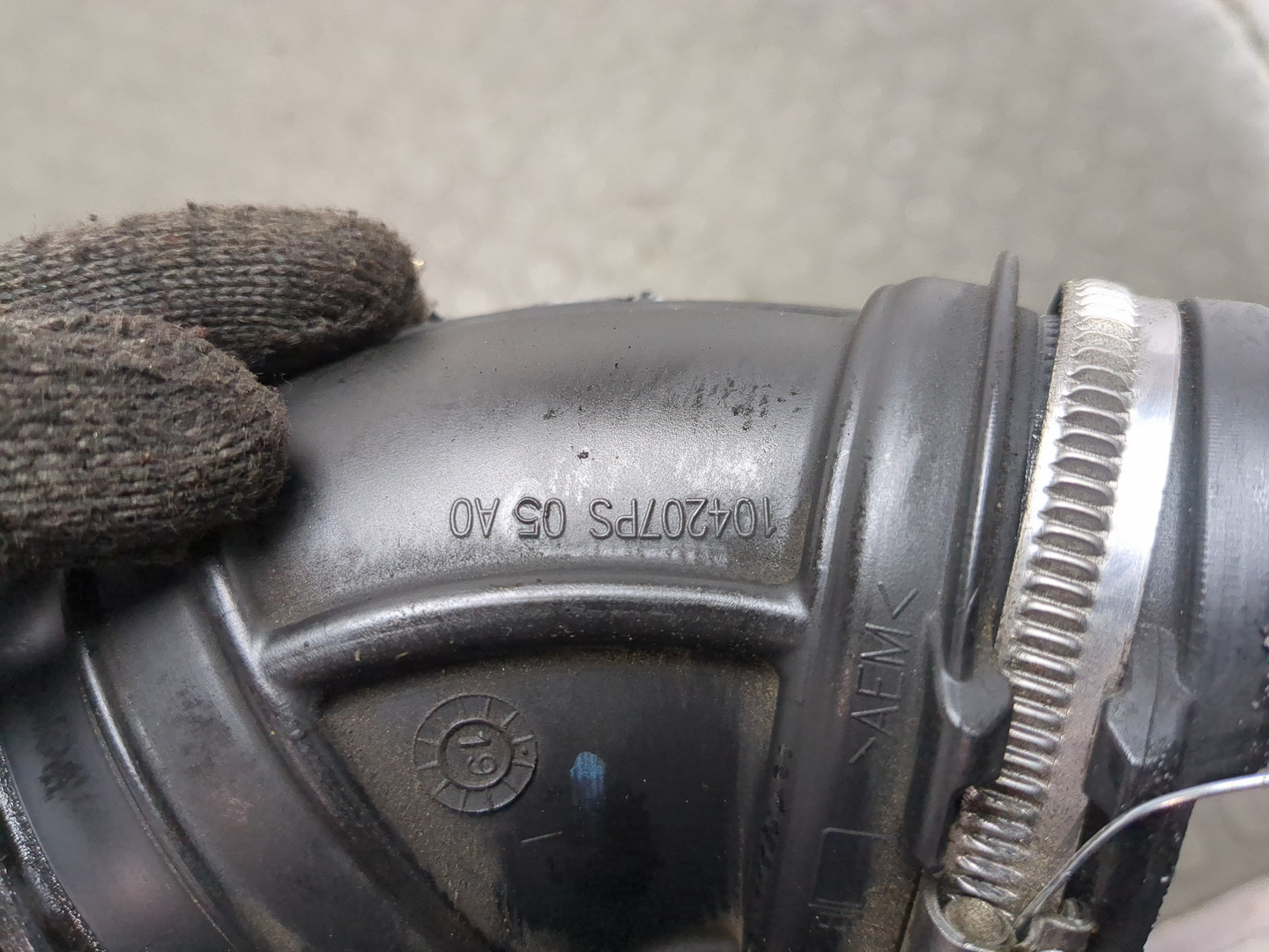 Патрубок воздушного фильтра