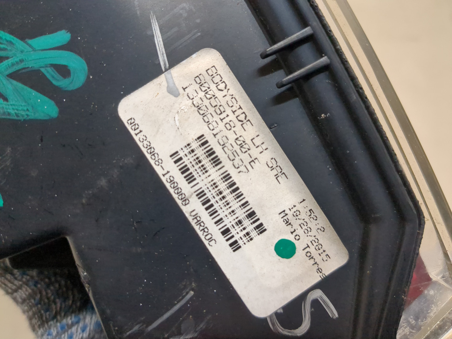 Фонарь задний левый