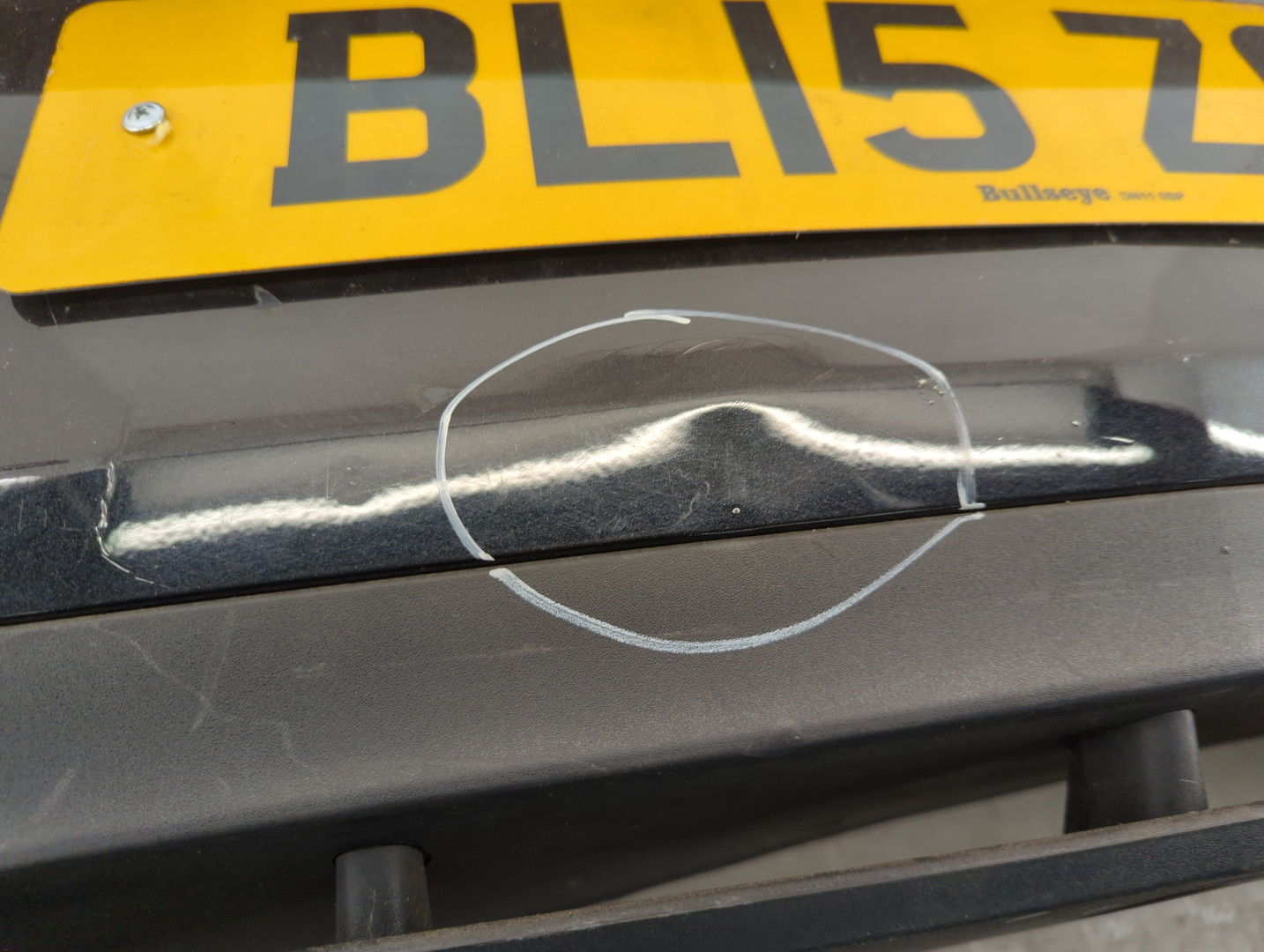 Бампер задний